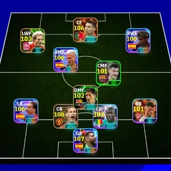 eFootball Accounts Others Android|PW 3242|Lionel Messi Big T,Cristiano Ronaldo Big T,Show T Simon + Yamal + Cucureila