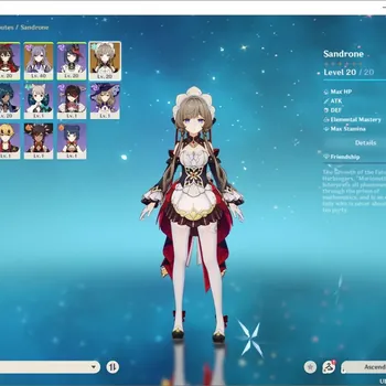 Genshin Impact Accounts Starter ASIA Starter|AR 25|1 Limited|[Sandrone]+Keqing|Story Quest Prolog|Check SS|TakeMail(GI704Z)