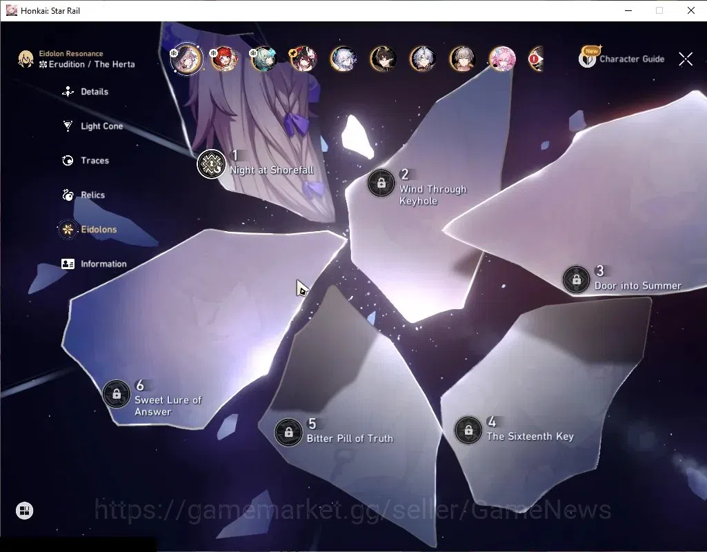 Honkai Star Rail Accounts Asia|TL 70|2 PremTeam|13 Limited| [Phainon,Anaxa,Y image 5