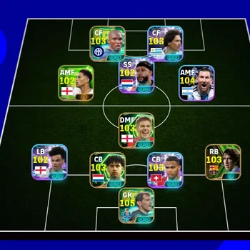 eFootball Accounts Legends & Iconic Players 5 MANAGER BOOSTER | COLECTIVE 3193+,SAMUEL ETOO x D NUNEZ x S GERARD x LIONEL