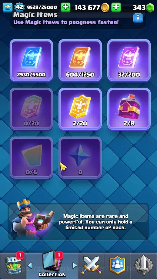 Clash Royale Accounts Midgame Lv 42|Trophy 7506|KTL 14|Limited Skin|Card 121| 1 HERO 7 EVO 8 Champ 21 Legendary 33 Epic 30 14