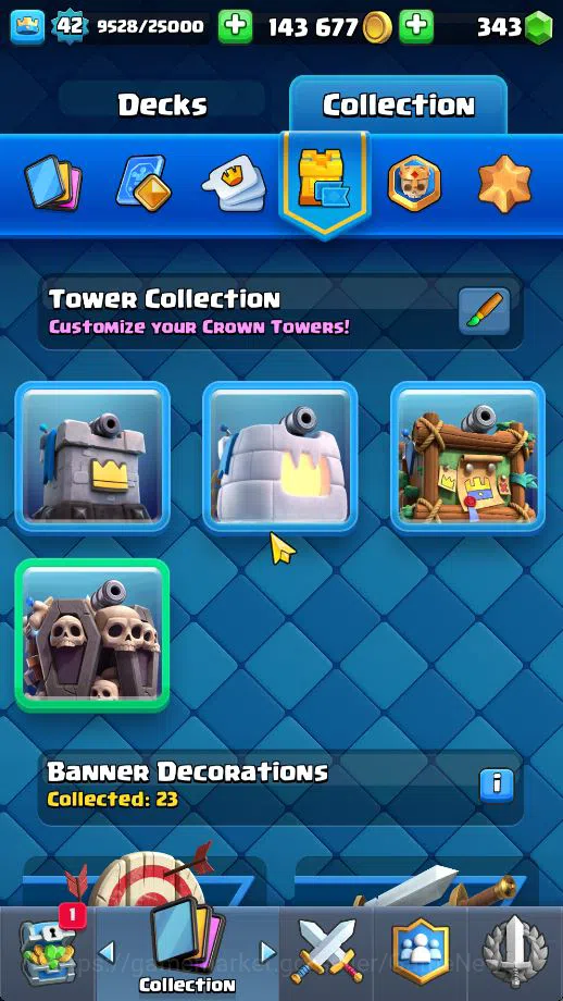 Clash Royale Accounts Midgame Lv 42|Trophy 7506|KTL 14|Limited Skin|Card 121| 1 HERO 7 EVO 8 Champ 21 Legendary 33 Epic 30 16