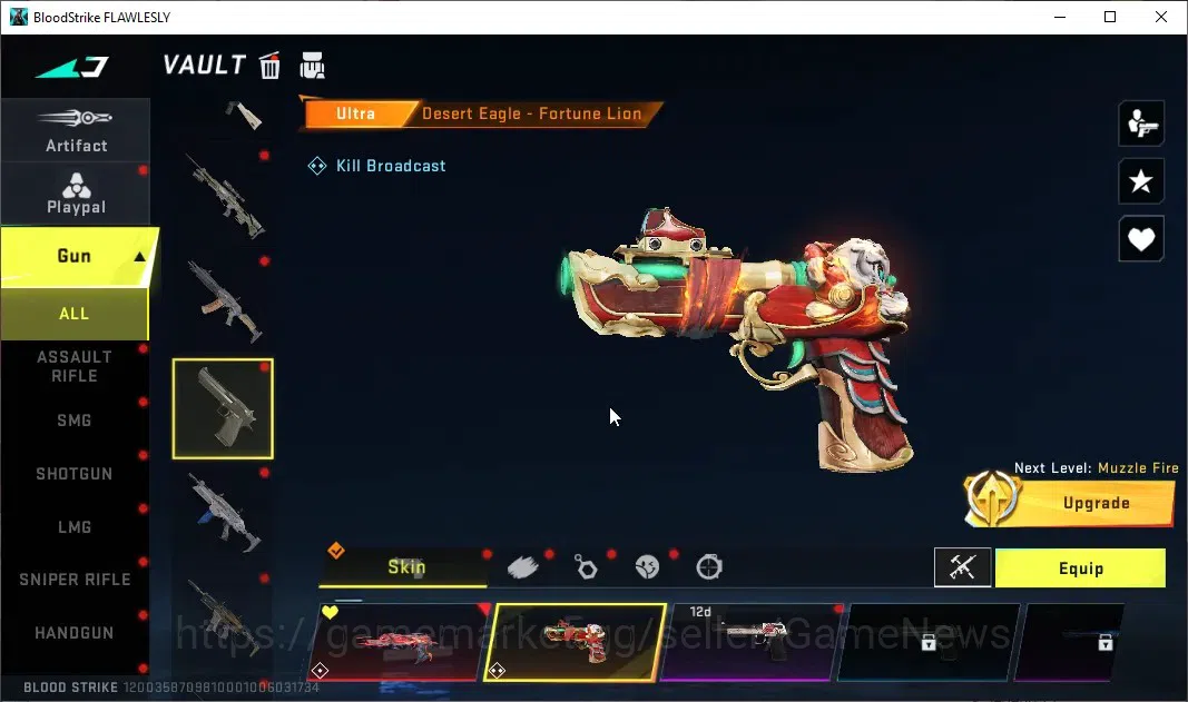 Blood Strike Accounts ASIA|ETERNAL DEagle-Scorpius|MELEE Scythe-LS|Colla image 10