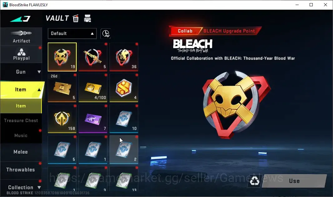 Blood Strike Accounts ASIA|ETERNAL DEagle-Scorpius|MELEE Scythe-LS|Colla image 16