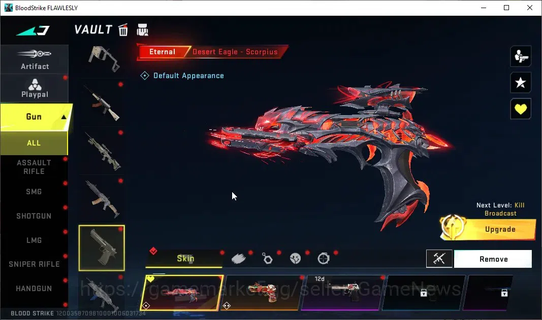 Blood Strike Accounts ASIA|ETERNAL DEagle-Scorpius|MELEE Scythe-LS|Colla image 9