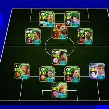 eFootball Accounts Legends & Iconic Players EFOOTBALL 2026 | BIG TIME MOH SALAH, RUI COSTA, D FORLAND, G BATISTUTA