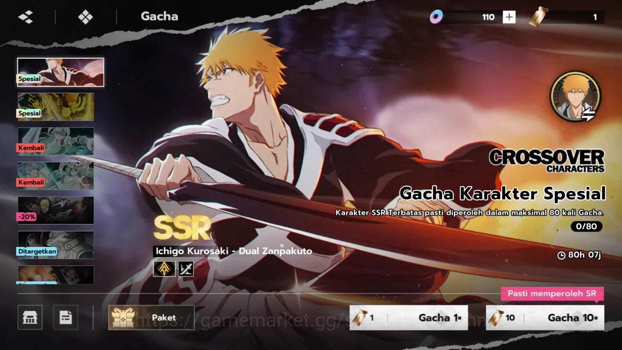 BLEACH: Soul Resonance Accounts Nuverse SEA | 3 SSR Sign 3 (Ichigo TYBW Sign, Urahara, Byakuya) | lvl 18 | Check SS Google 1