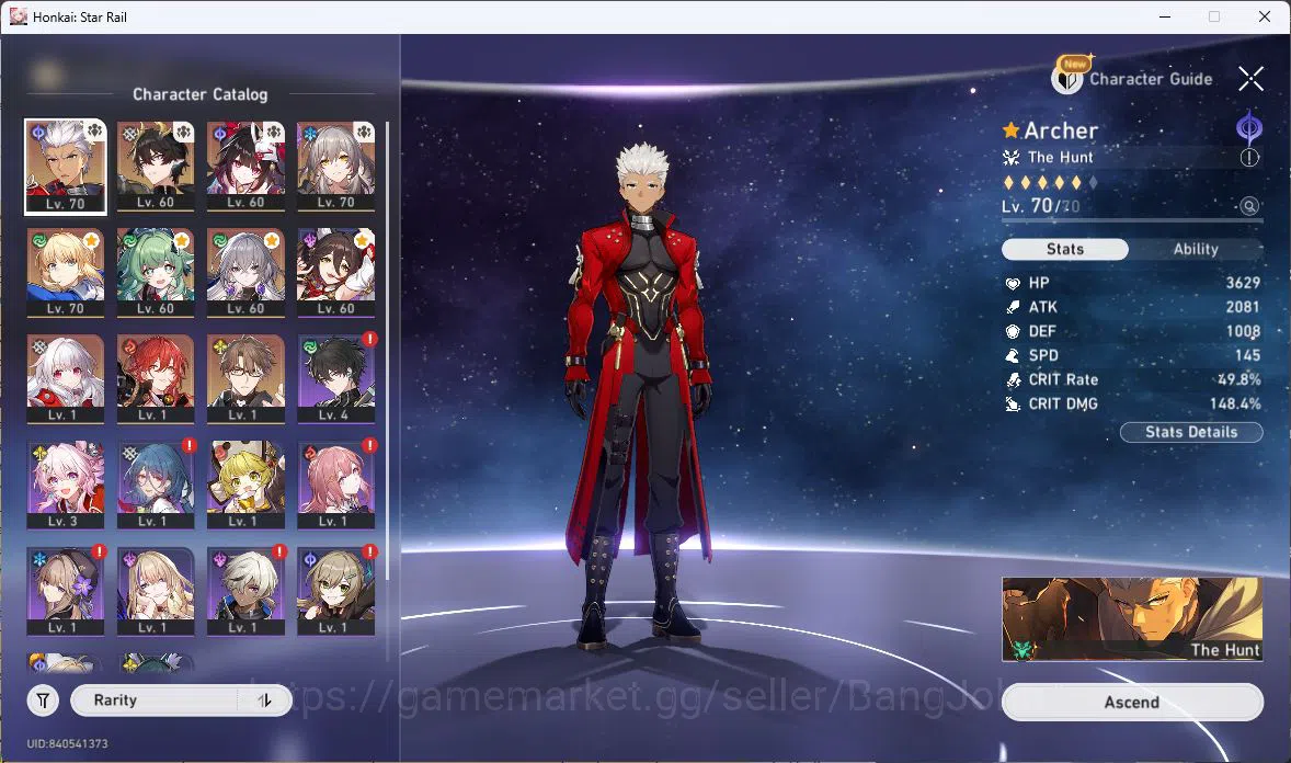 Honkai Star Rail Accounts ASIA | TL70 | ROBIN+HUOHUO+RUAN MEI+TOPAZ+LUOCHA+H image 12