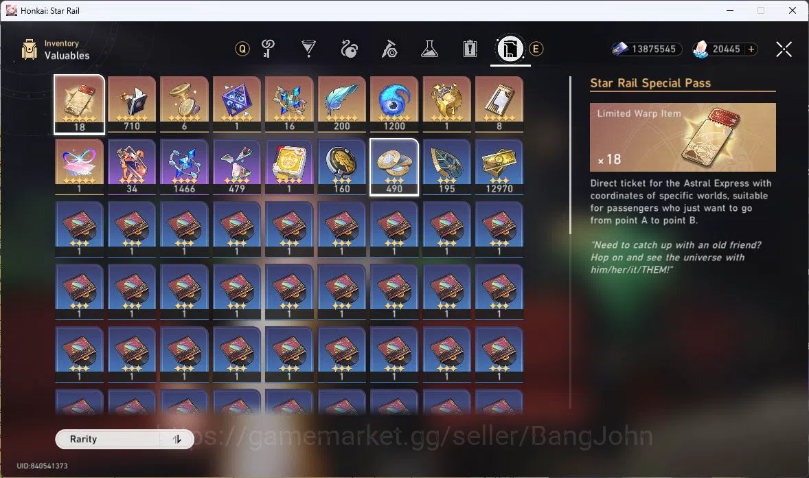 Honkai Star Rail Accounts ASIA | TL70 | ROBIN+HUOHUO+RUAN MEI+TOPAZ+LUOCHA+H image 5
