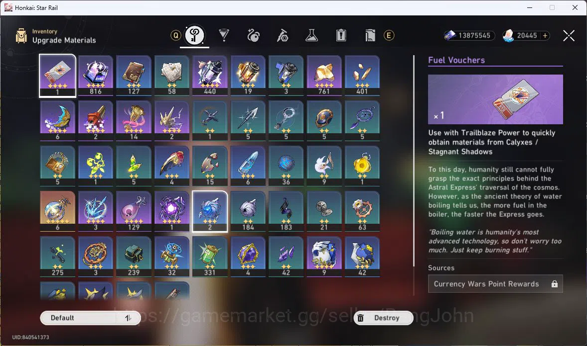 Honkai Star Rail Accounts ASIA | TL70 | ROBIN+HUOHUO+RUAN MEI+TOPAZ+LUOCHA+H image 9