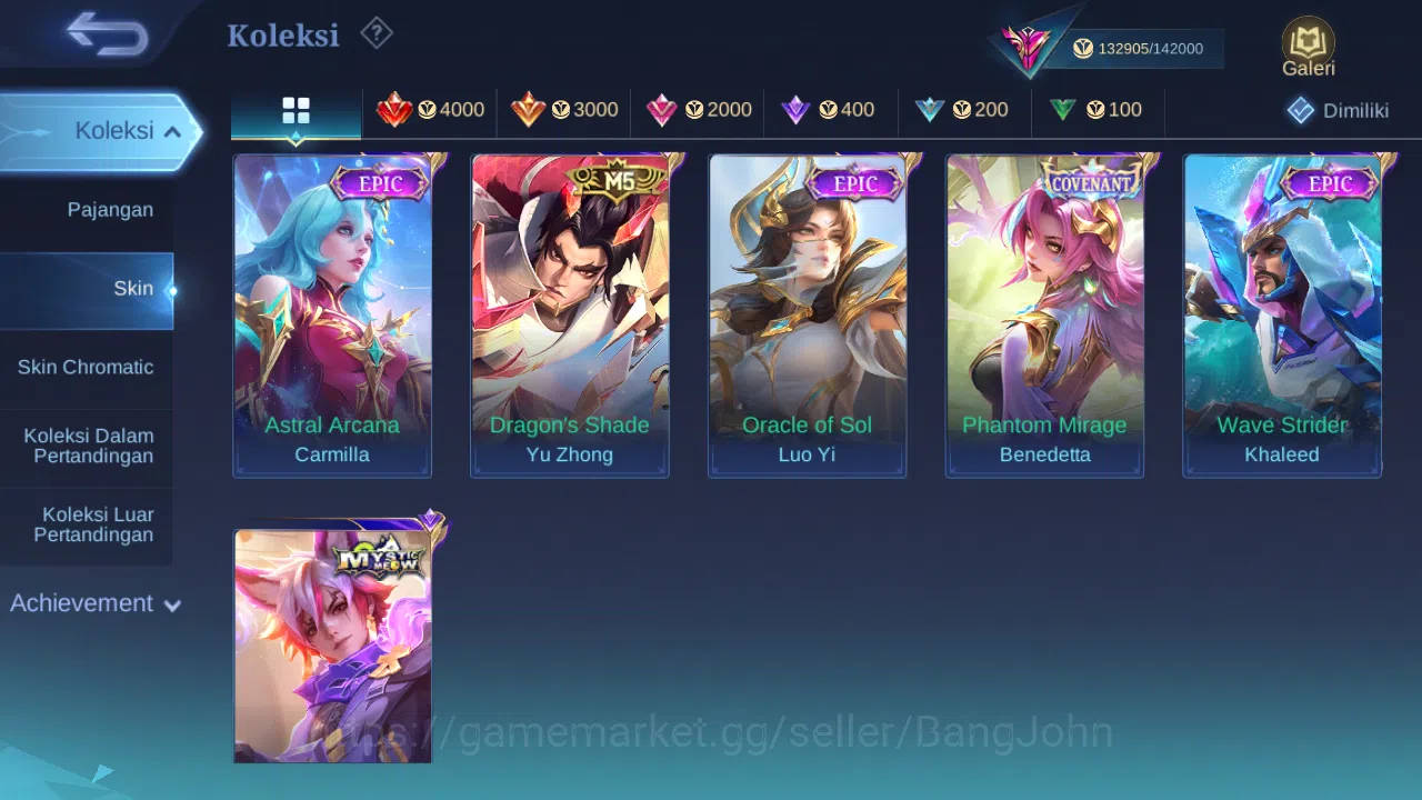 Mobile Legends: Bang Bang Accounts Hero 132 Skin 440 | Legend Freya | Collector Ling, image 11
