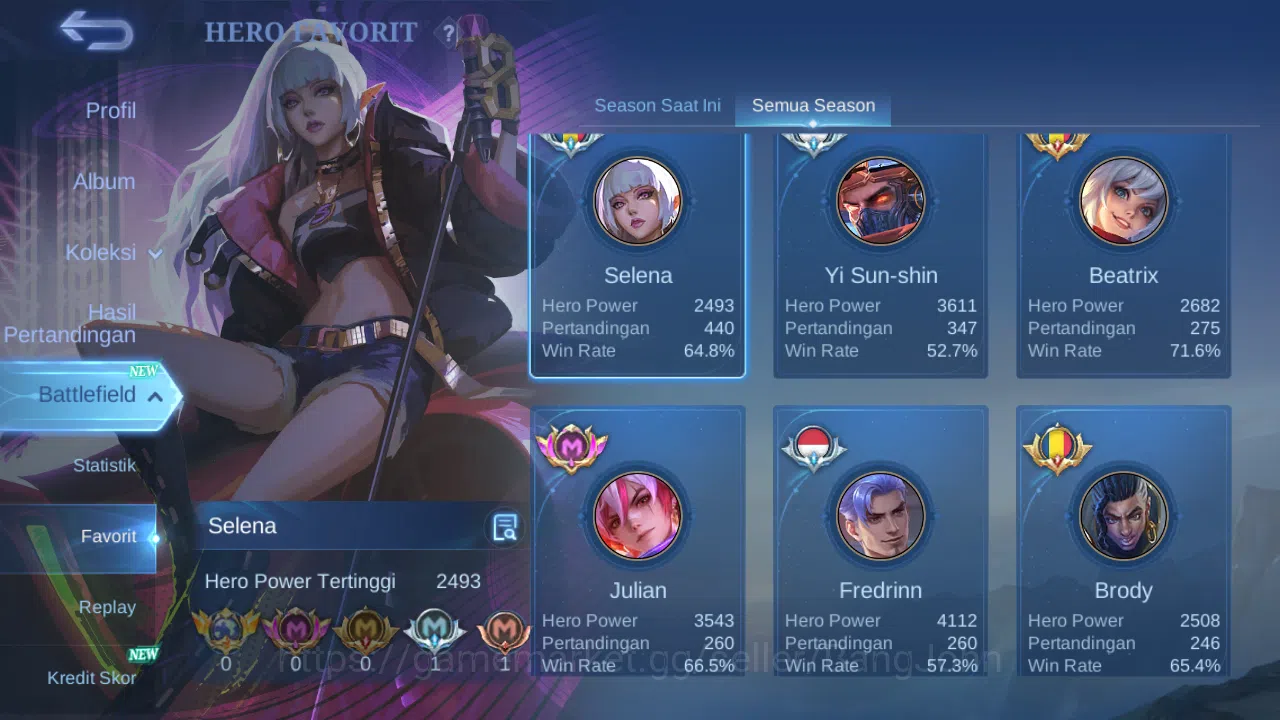Mobile Legends: Bang Bang Accounts Hero 132 Skin 440 | Legend Freya | Collector Ling, image 17