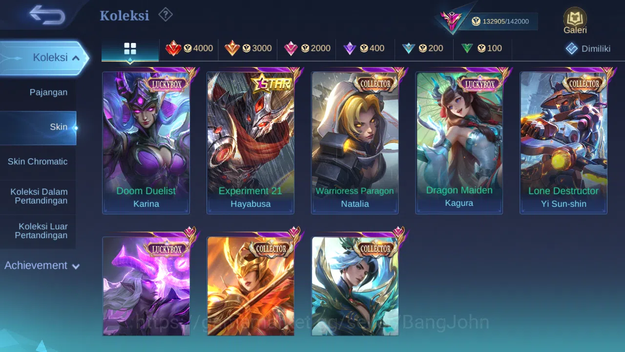 Mobile Legends: Bang Bang Accounts Hero 132 Skin 440 | Legend Freya | Collector Ling, image 3