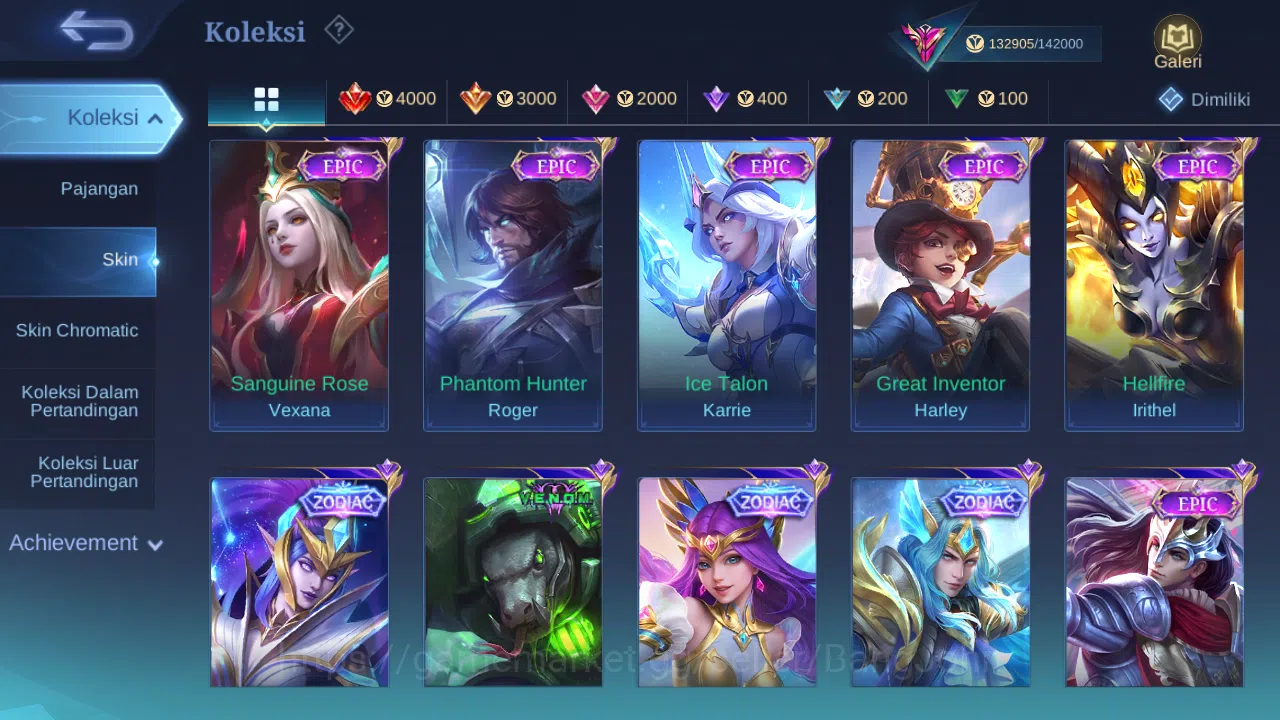 Mobile Legends: Bang Bang Accounts Hero 132 Skin 440 | Legend Freya | Collector Ling, image 7