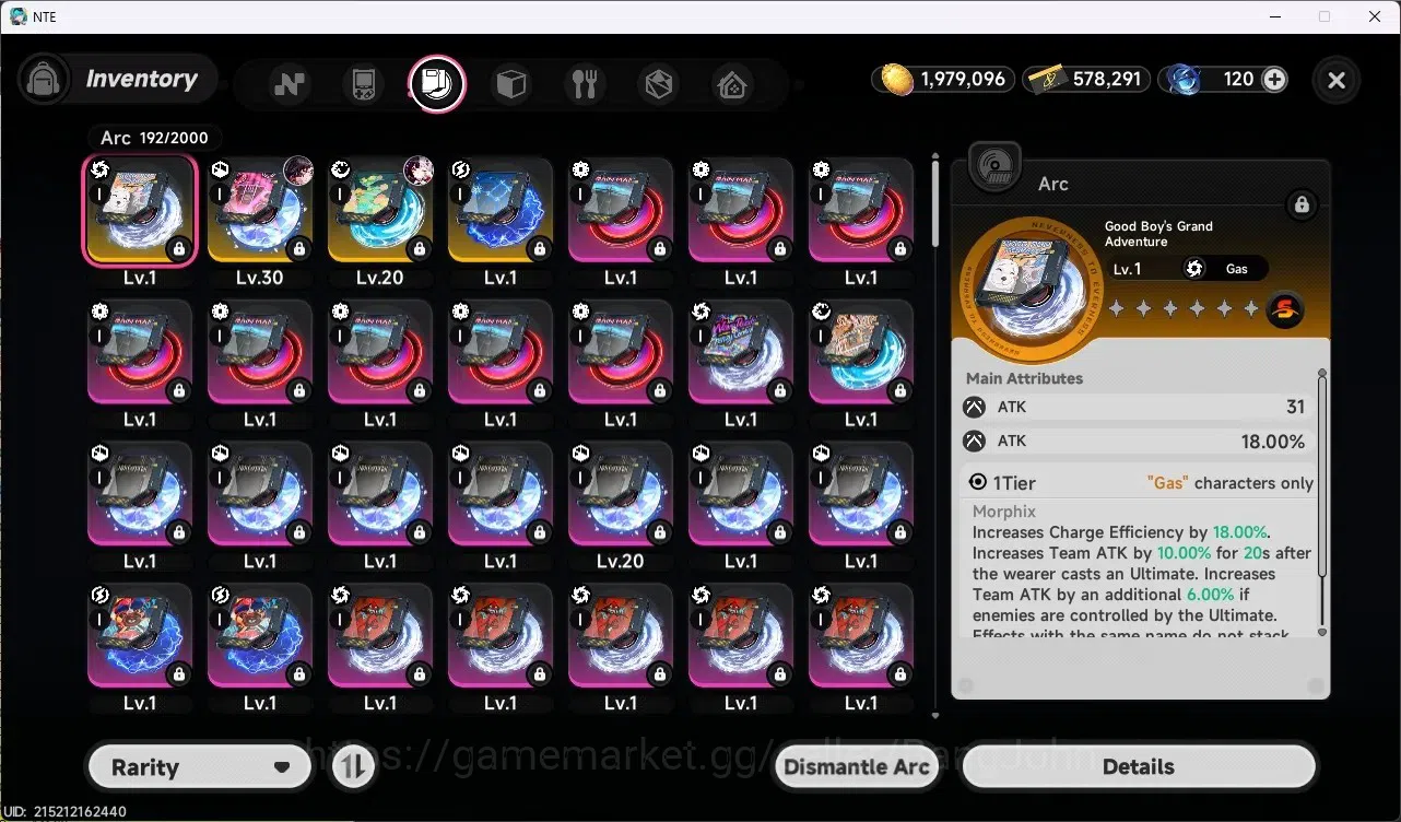 Neverness to Everness Accounts SEA|Hunter Lv 18|3 S-Class [Lacrimosa+Gilded Outfi image 12