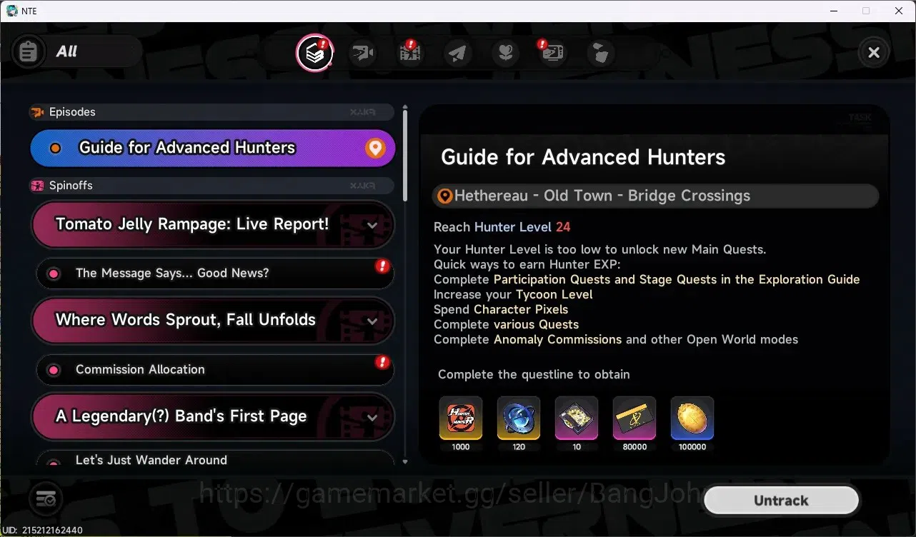 Neverness to Everness Accounts SEA|Hunter Lv 18|3 S-Class [Lacrimosa+Gilded Outfi image 17