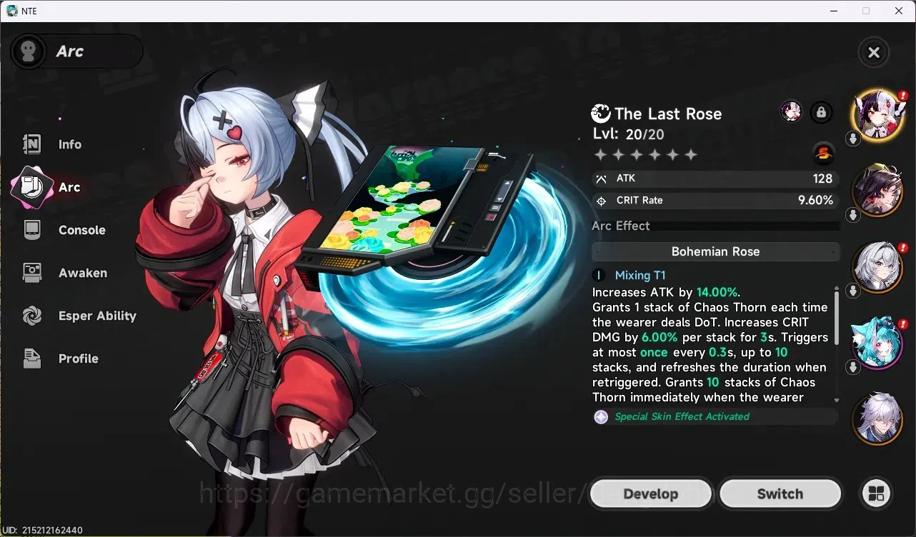 Neverness to Everness Accounts SEA|Hunter Lv 18|3 S-Class [Lacrimosa+Gilded Outfi image 4