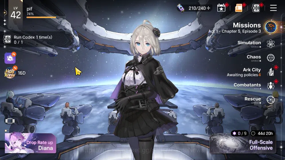 Chaos Zero Nightmare Accounts GLOBAL Lv42|5 SSR[DianaM1,Narja,Kayron,Magna,Rin]+10 SR[MikaM6,SelenaM1,Etc]+10 SR
