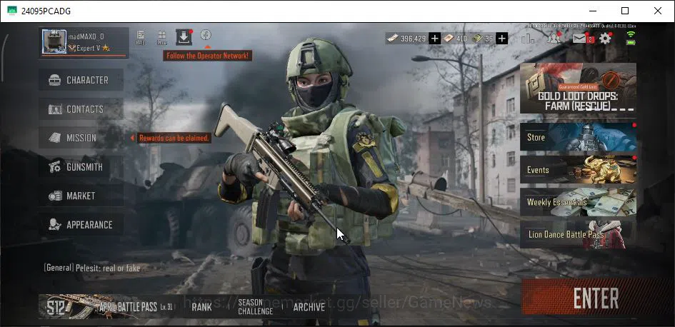 Arena Breakout Mid-Tier MOBILE Lv30|SV 22M|CV 18M|B AN-94,epic:Peak AEK,Ce image 1