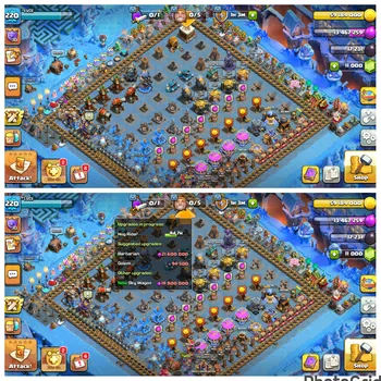Clash of Clans Accounts High-End GEMS 11K ENGINEREED MAXED TH 18 RARE LVL 220 All Defense Level 1 WITH EPIC MAX13 MAX (1