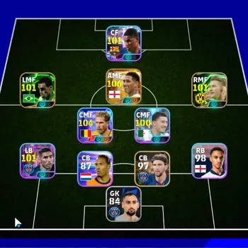eFootball Accounts High-End Android|Power 3001|Big Time Jude Bellingham|Epic Marco Reus,Denilson|6 Show Time Kevin De