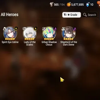 Epic Seven Accounts High-End GLOBAL UnVerif|NewEra|4 ML(LOT Scales,Shepherd Dark Diane,SE Celine,etc)+Estelle,Lidica,Etc|44K