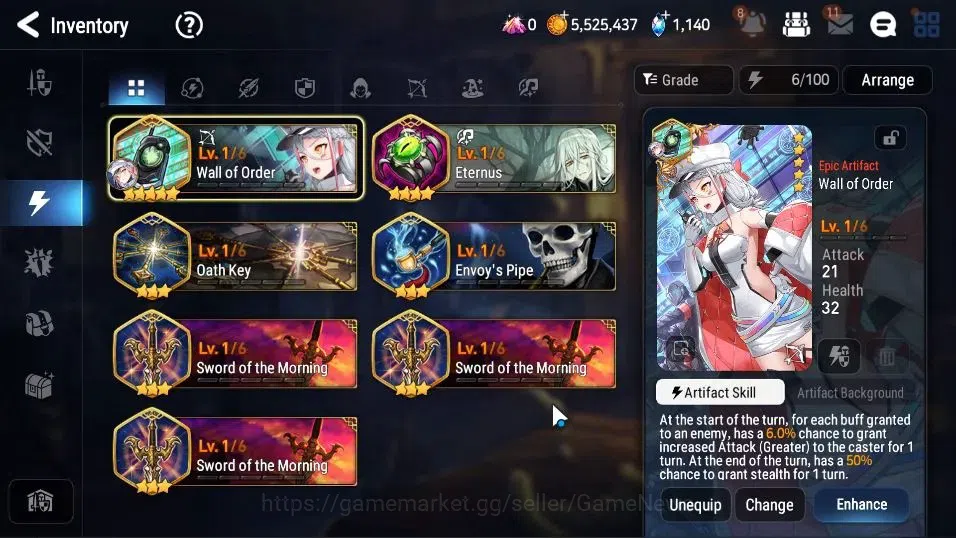 Epic Seven Accounts GLOBAL UnVerif|New Era|2 ML(Rhiana&Luciel,Arbiter  image 14