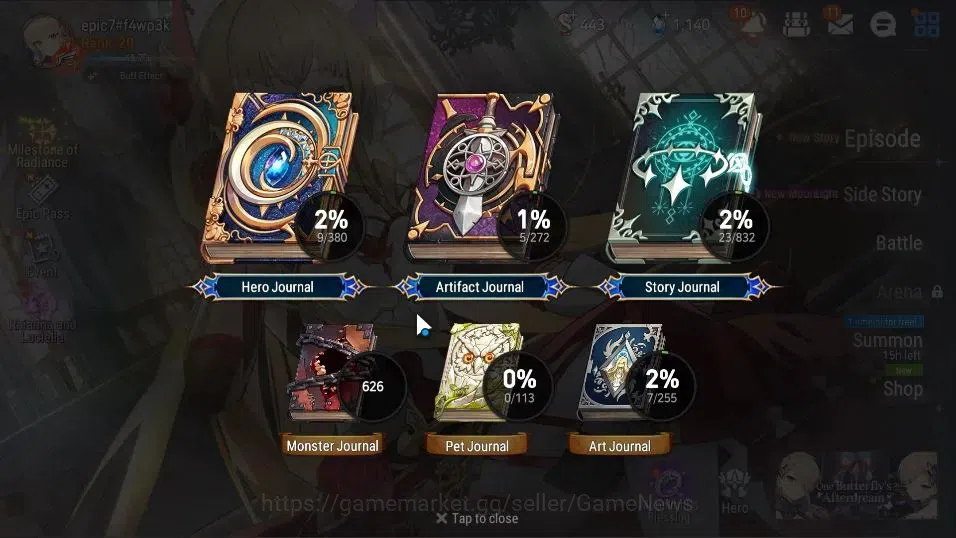 Epic Seven Accounts GLOBAL UnVerif|New Era|2 ML(Rhiana&Luciel,Arbiter  image 3