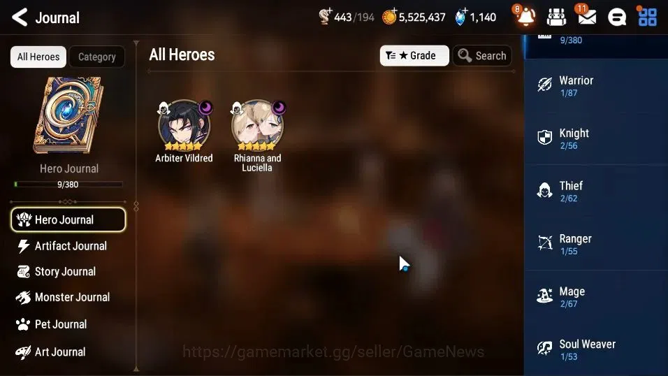 Epic Seven Accounts GLOBAL UnVerif|New Era|2 ML(Rhiana&Luciel,Arbiter  image 6