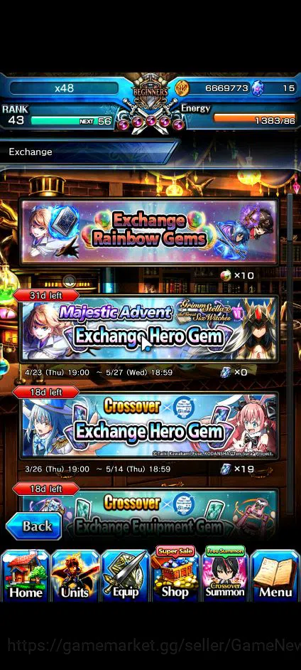 Grand Summoners Accounts Global|Rank 43|Fresh Starter| 3 Ascend | Shizu, Ve image 3