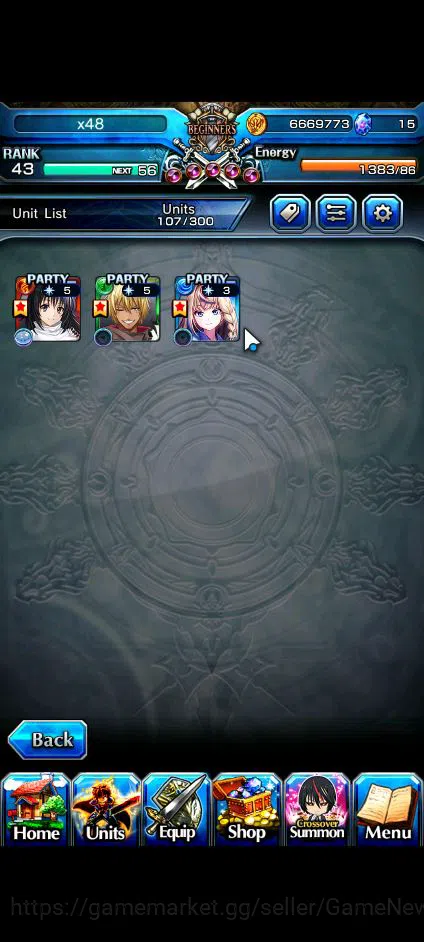 Grand Summoners Accounts Global|Rank 43|Fresh Starter| 3 Ascend | Shizu, Ve image 7