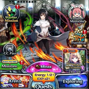 Grand Summoners Starter Global|Rank 43|Fresh Starter| 3 Ascend | Shizu, Ve image 1