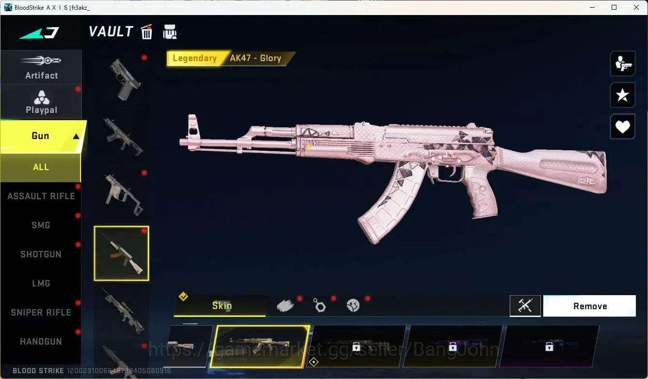Blood Strike Accounts ASIA |ULTRA=KUKRI|LEGENDARY=M4A1,AK47 CEK SS BS636 image 10