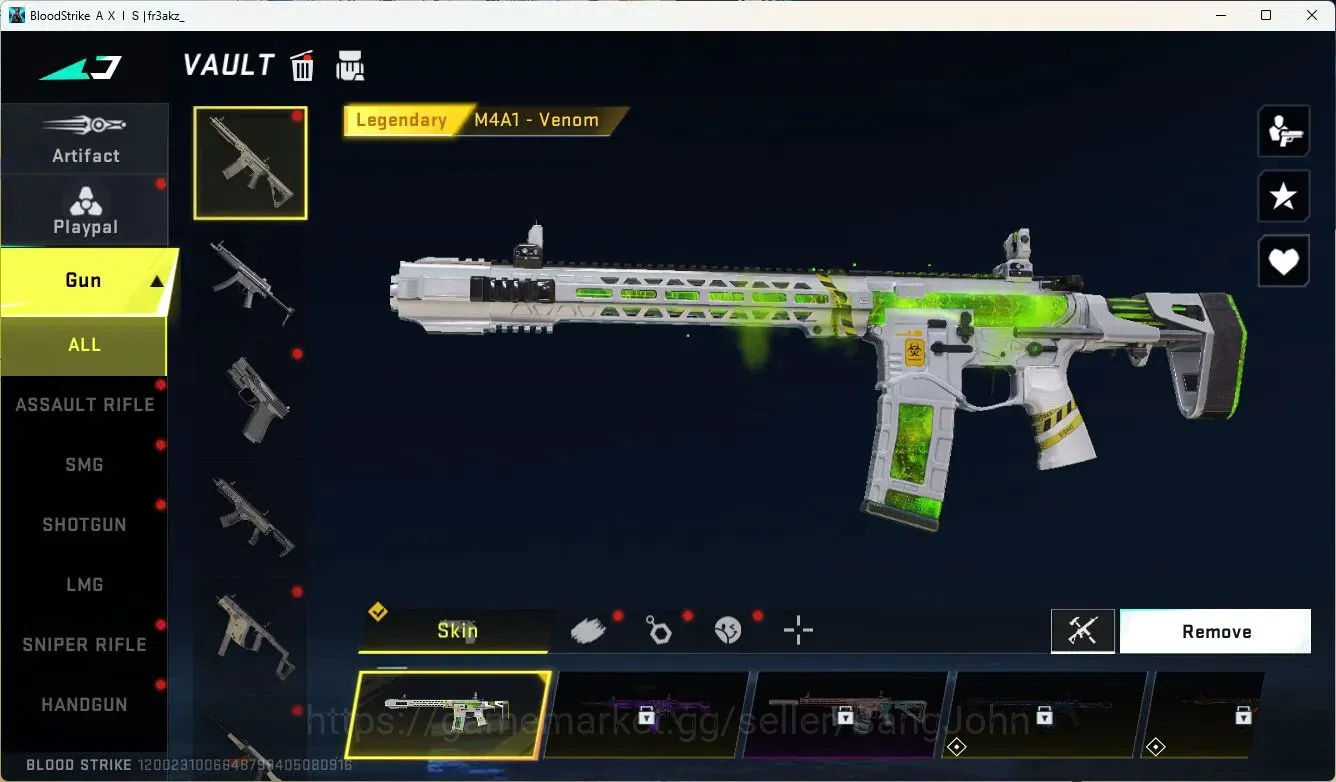 Blood Strike Accounts ASIA |ULTRA=KUKRI|LEGENDARY=M4A1,AK47 CEK SS BS636 image 9