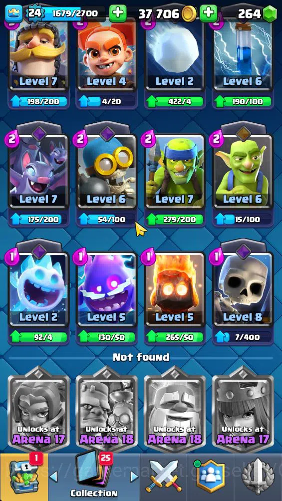 Clash Royale Accounts Lv 24|Trophy 5512|KTL 9|Limited Skin|Card 84|1 Her image 10