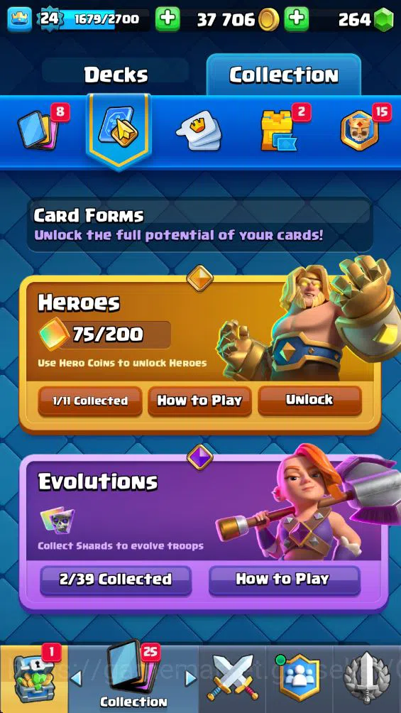 Clash Royale Accounts Lv 24|Trophy 5512|KTL 9|Limited Skin|Card 84|1 Her image 11