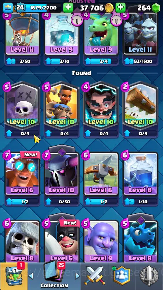 Clash Royale Accounts Lv 24|Trophy 5512|KTL 9|Limited Skin|Card 84|1 Her image 5