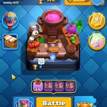 Clash Royale Midgame Lv 24|Trophy 5512|KTL 9|Limited Skin|Card 84|1 Her image 1