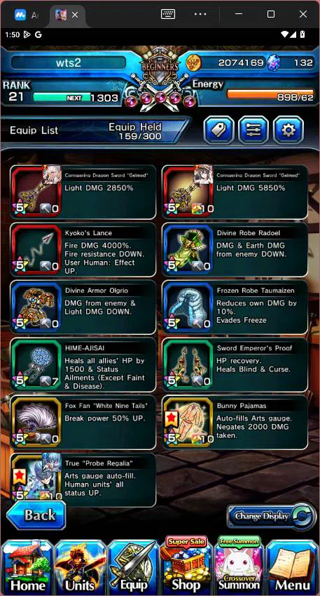 Grand Summoners Accounts GLOBAL|Ascend 10|Houka Inumata(TW),Summer miyu,Gua image 6