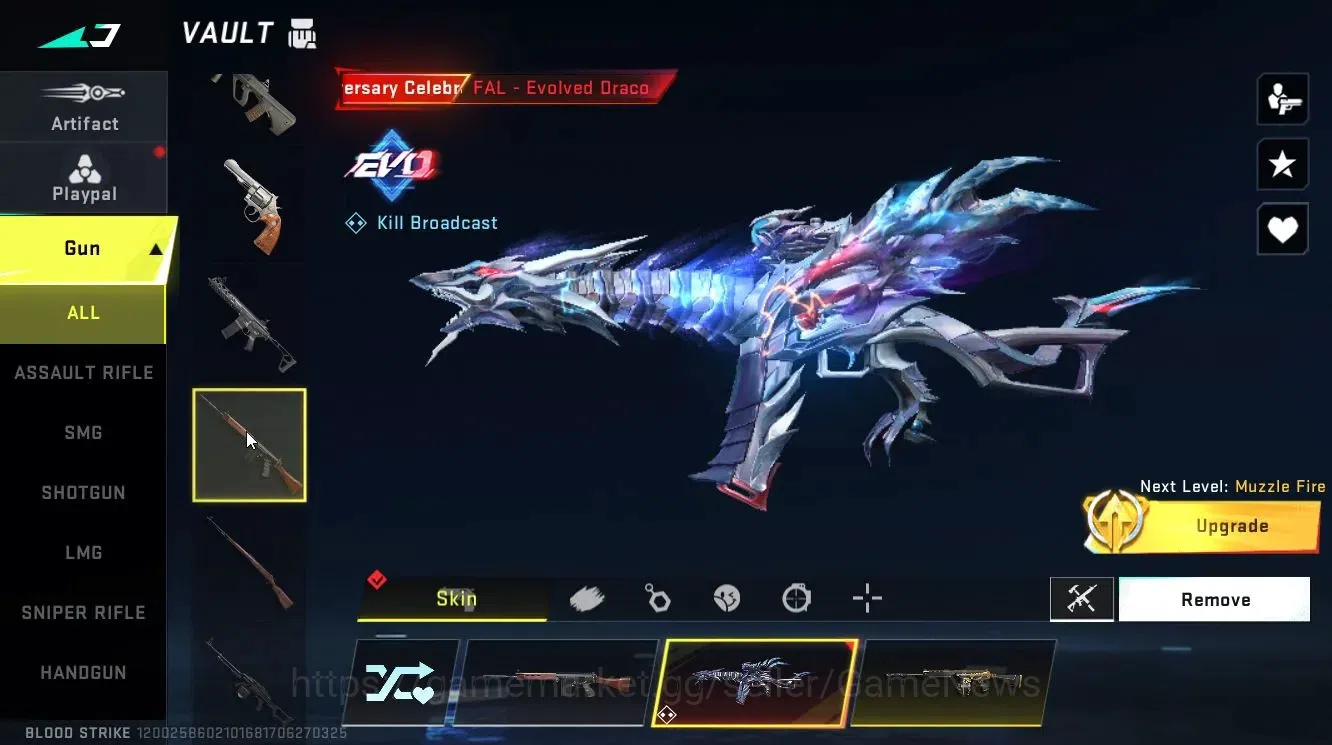 Blood Strike Accounts ASIA||ULTRA Melee Talon Knife+[INP-9]|Anniv FAL-Ev image 11