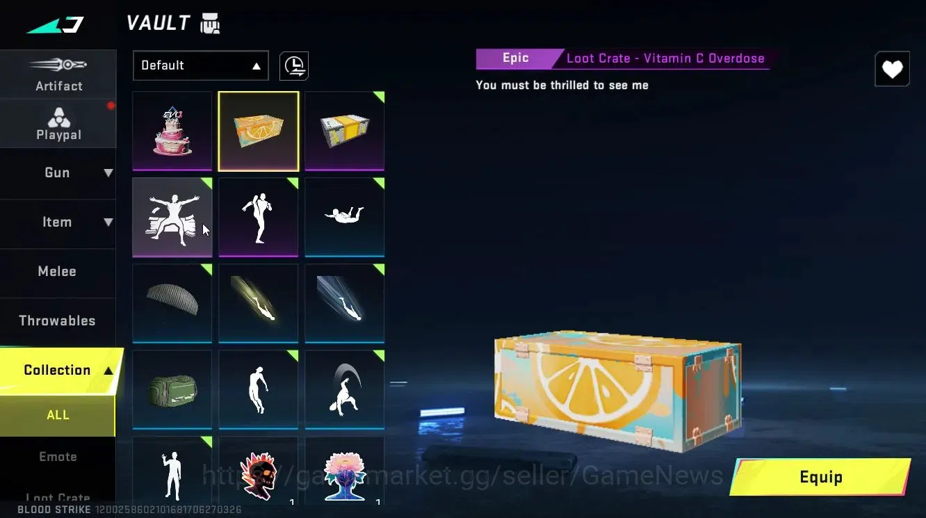 Blood Strike Accounts ASIA||ULTRA Melee Talon Knife+[INP-9]|Anniv FAL-Ev image 15