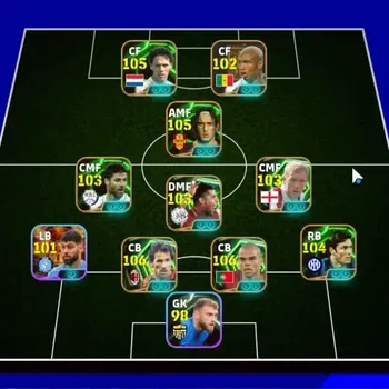 eFootball Accounts Legends & Iconic Players Android|Big Time Steven Gerrard|20 Epic Pepe,Franco Baresi,Marco Van