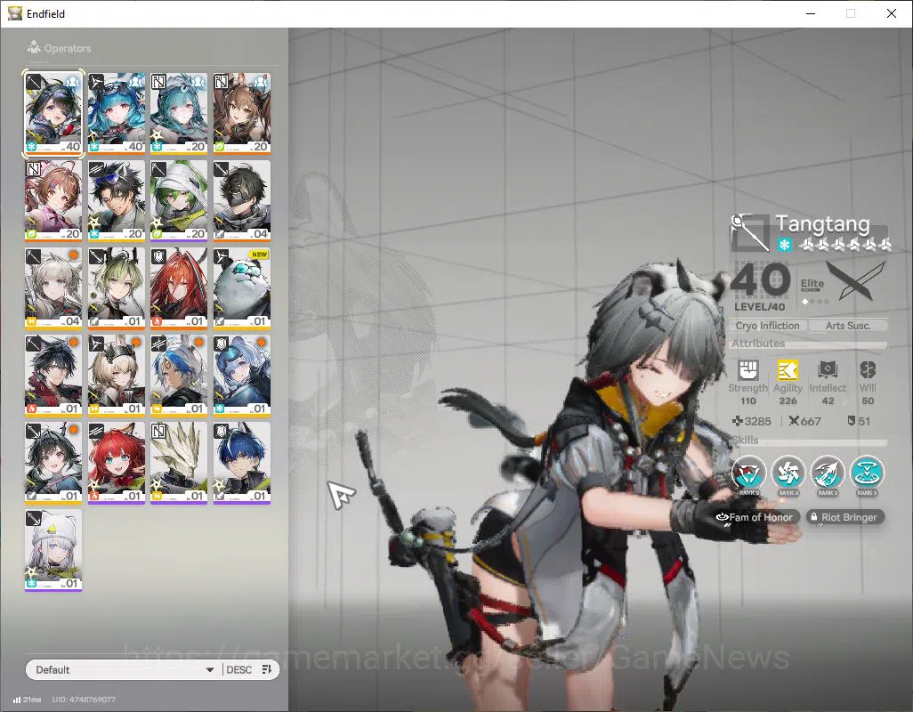 Arknights: Endfield Accounts ASIA|Lv30|SSR 18