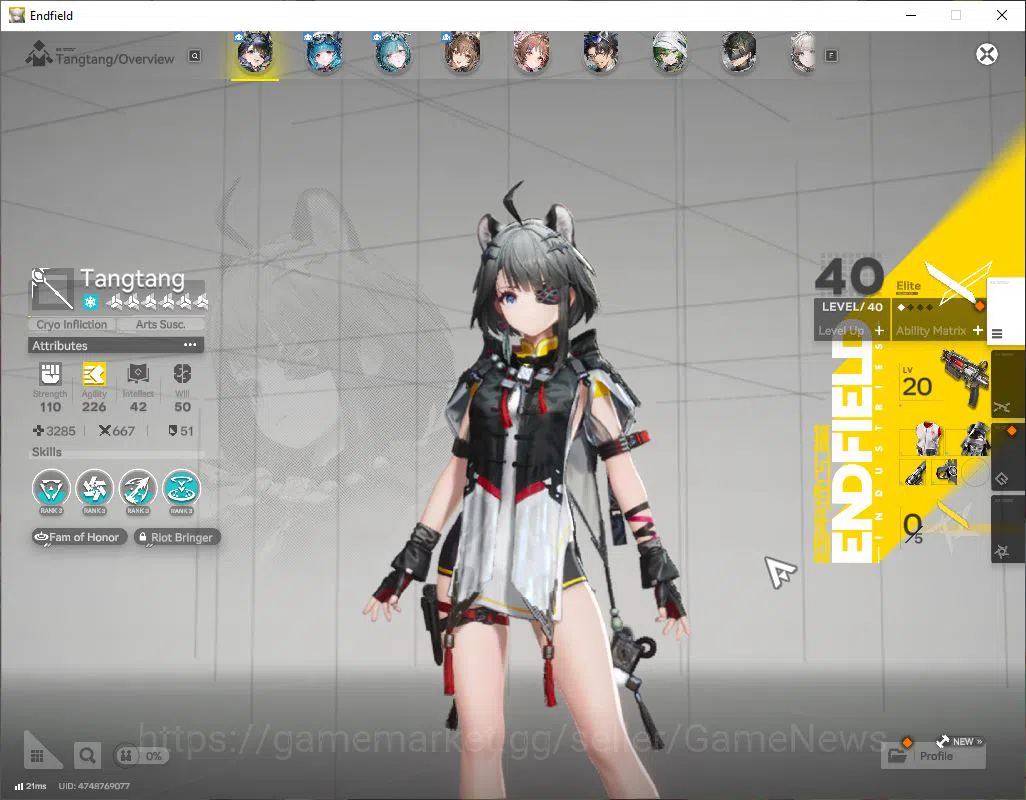 Arknights: Endfield Accounts ASIA|Lv30|SSR 2
