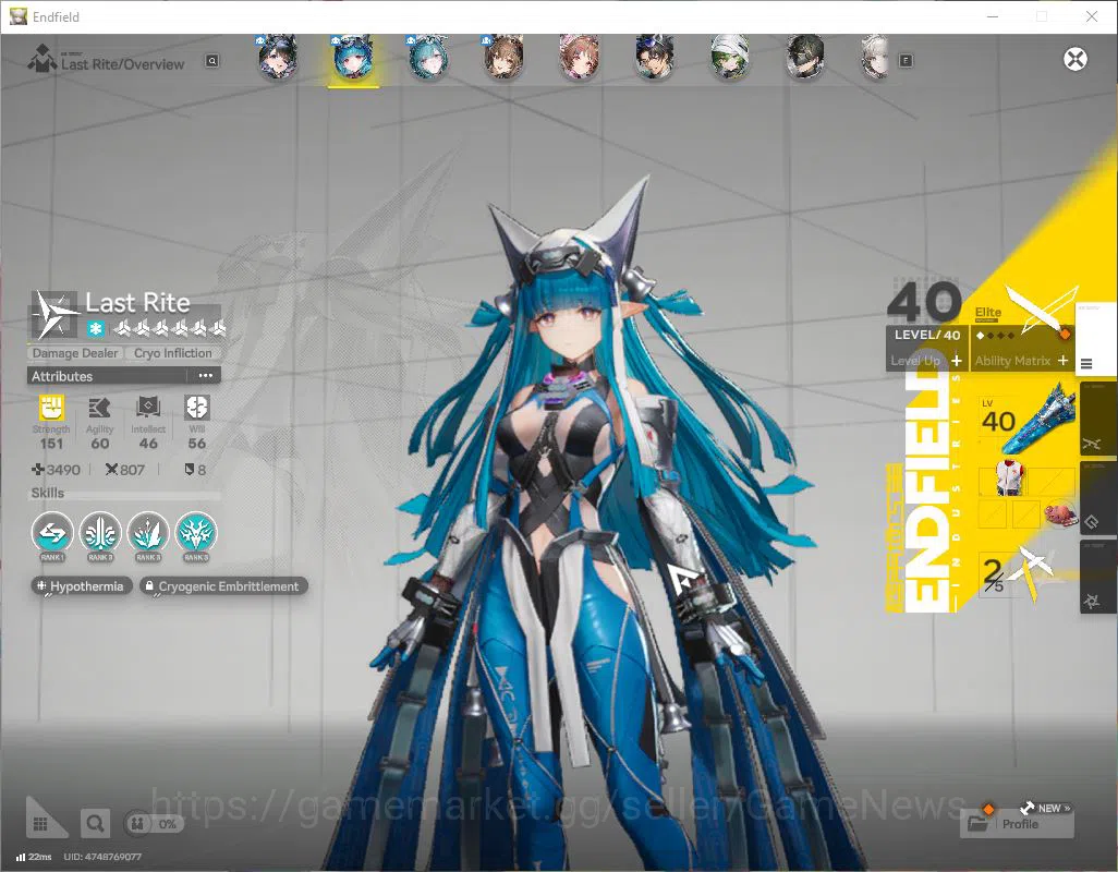 Arknights: Endfield Accounts ASIA|Lv30|SSR 4