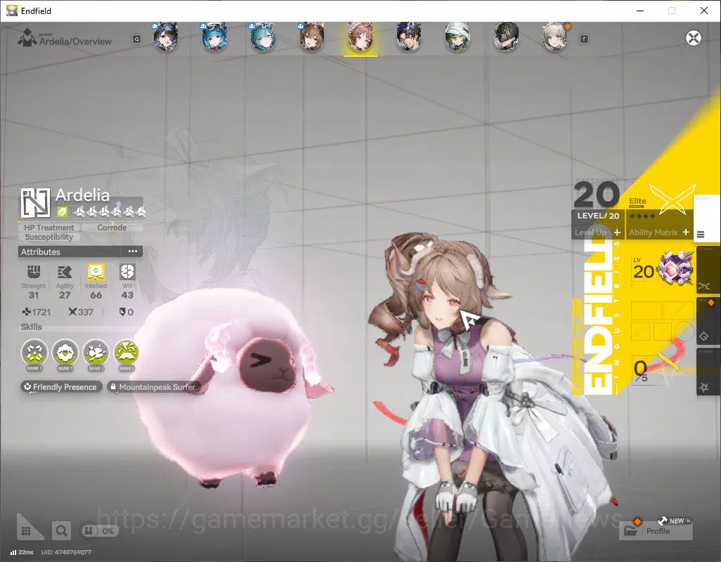 Arknights: Endfield Accounts ASIA|Lv30|SSR 6