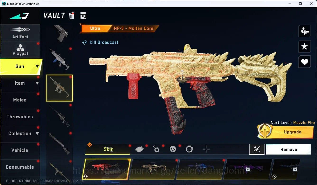 Blood Strike Accounts ASIA|ETERNAL=AK47(LVL3),GALIL(LVL3)|COLLAB=ZANPAKU image 13