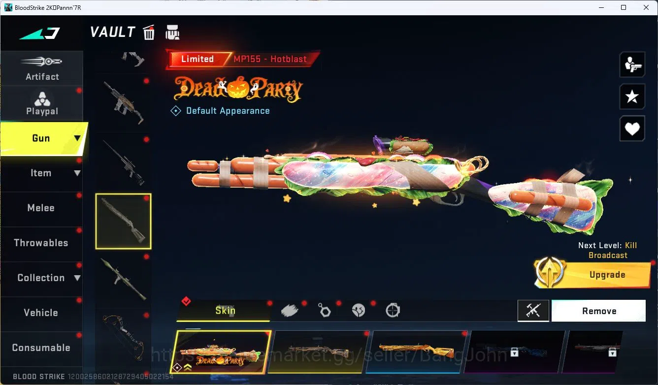 Blood Strike Accounts ASIA|ETERNAL=AK47(LVL3),GALIL(LVL3)|COLLAB=ZANPAKU image 14