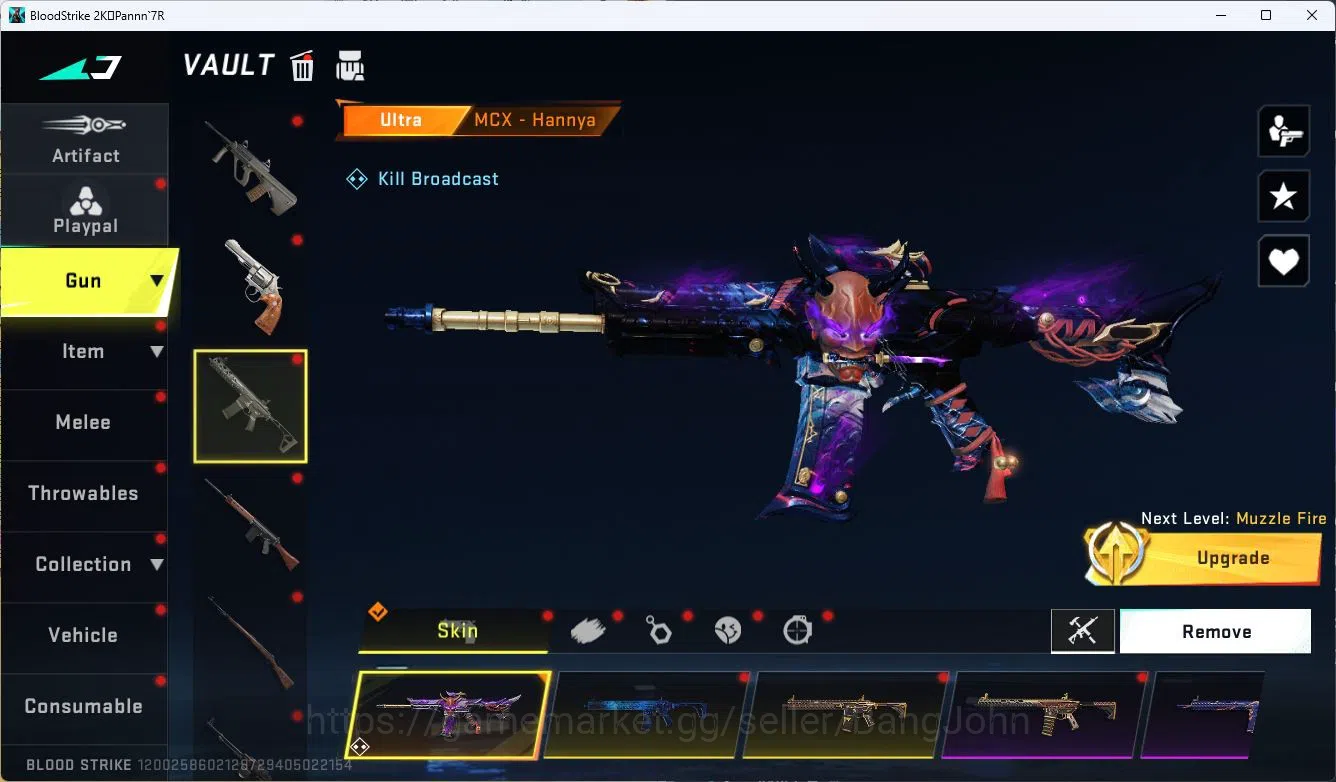 Blood Strike Accounts ASIA|ETERNAL=AK47(LVL3),GALIL(LVL3)|COLLAB=ZANPAKU image 18