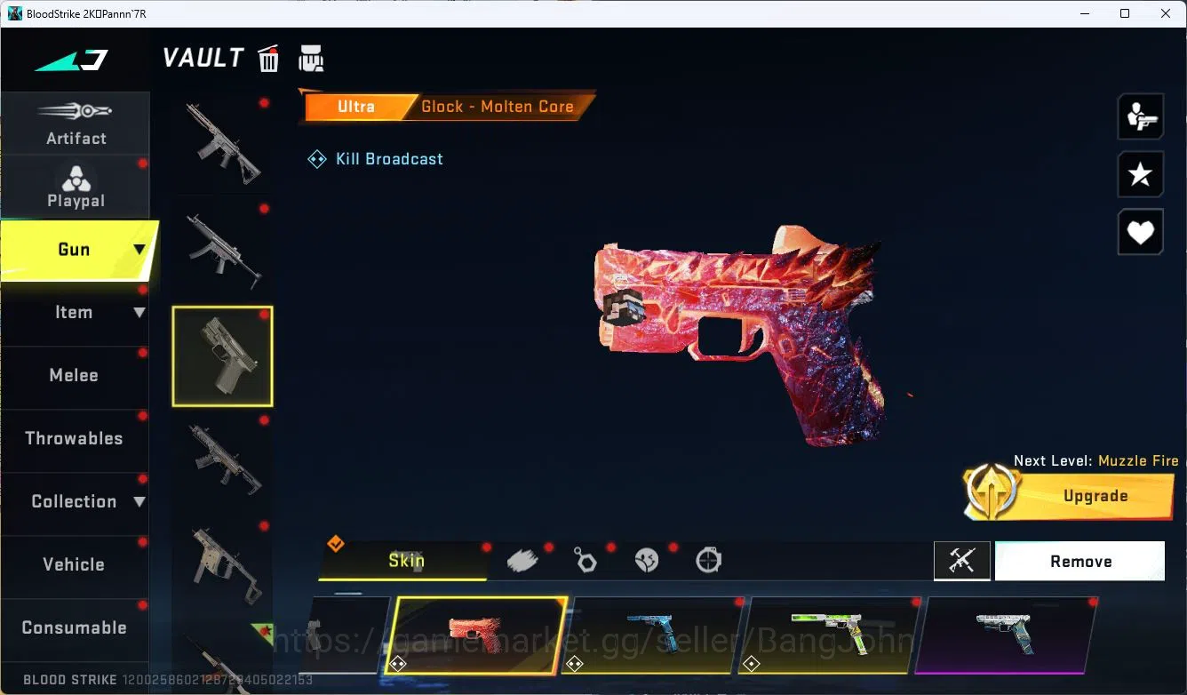 Blood Strike Accounts ASIA|ETERNAL=AK47(LVL3),GALIL(LVL3)|COLLAB=ZANPAKU image 6